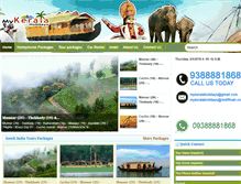 Tablet Screenshot of mykeralaholidays.co.in